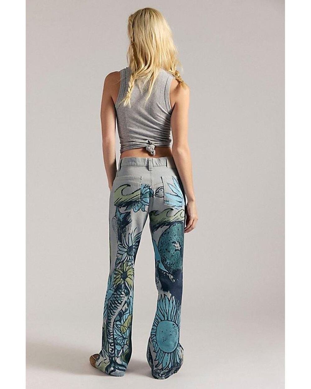 Free People Tinsley Printed Jeans, NWT, Size 26